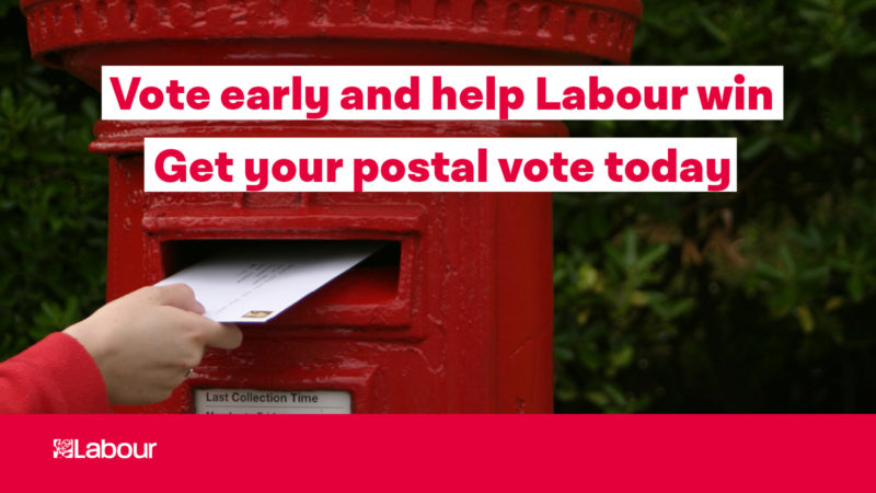 Early voting - get your postal vote today