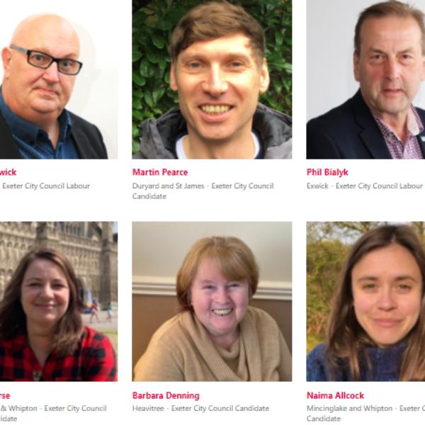Exeter City Council Candidates