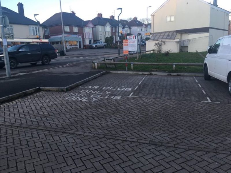 Langaton Lane electric parking spots