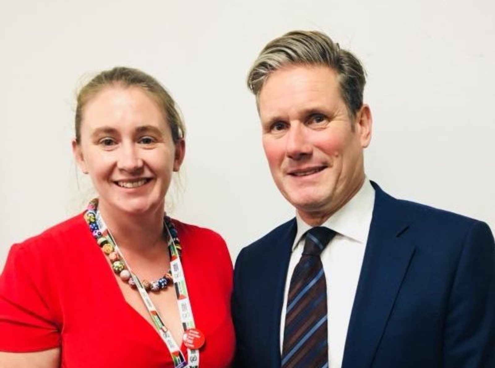 Siobhan Strode - with Labour Leader Keir Starmer